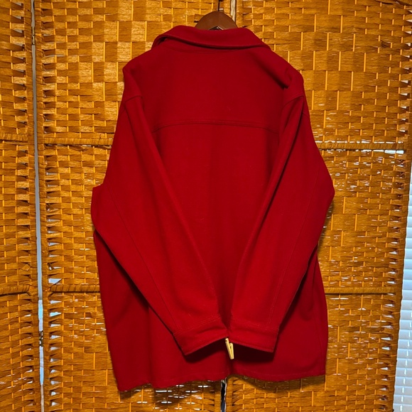 Official Boy Scouts Red Wool Shirt Jac XL - Picture 2 of 4